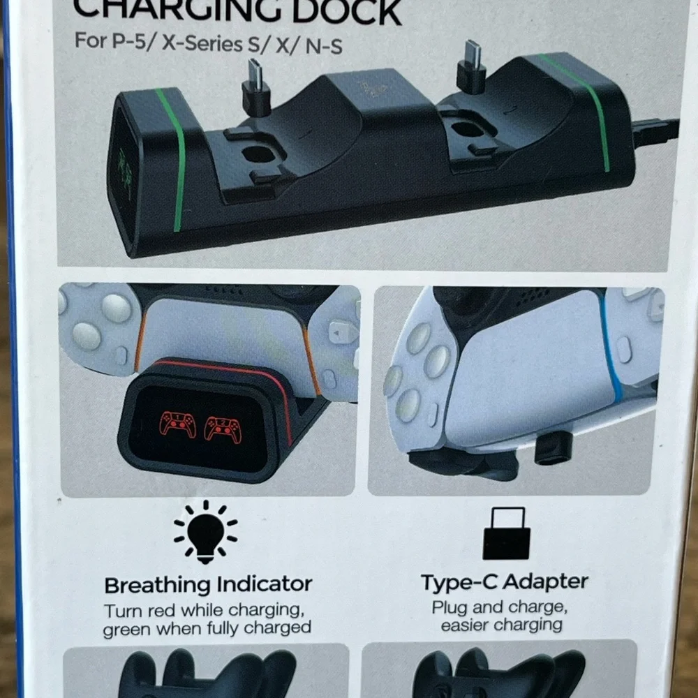 Ps5 Switch Xbox Controller Dual Charger By Nexigo charging dock NEW Accessory